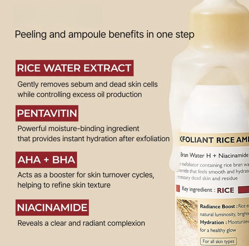 Dr. Melaxin Rice Peel Shot Exfoliant Combo