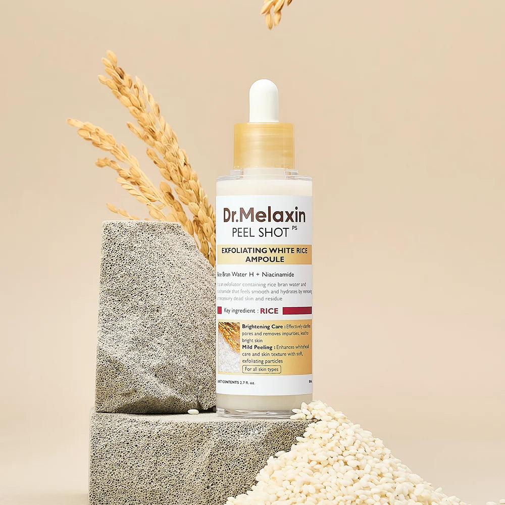 Dr. Melaxin Rice Peel Shot Exfoliant Combo
